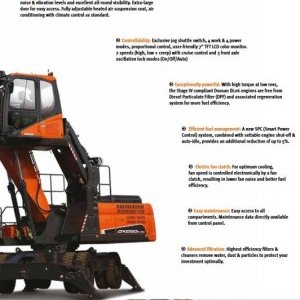 foto 25.5t bagr překládka Doosan DX250 WMH5 (DEVELON) kolové rypadlo handler