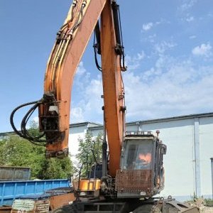foto 25.5t bagr překládka Doosan DX250 WMH5 (DEVELON) kolové rypadlo handler