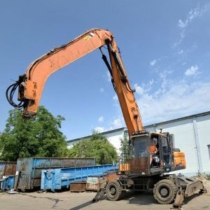 foto 25.5t bagr překládka Doosan DX250 WMH5 (DEVELON) kolové rypadlo handler